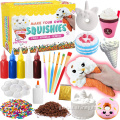 Color Your Own Squishy DIY Autism Toys Cake Painting Art Set Supplier